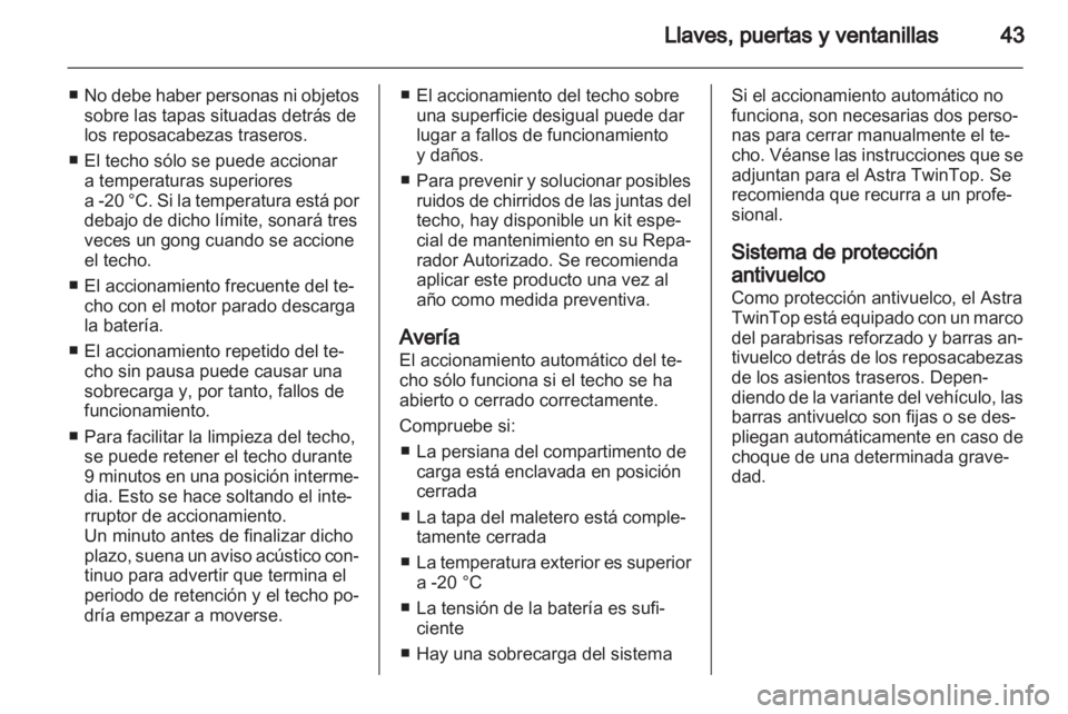 OPEL ASTRA H 2011.5 Manual de Instrucciones (in Spanish) OPEL ASTRA H 2011.5 Manual de Instrucciones (in Spanish)
