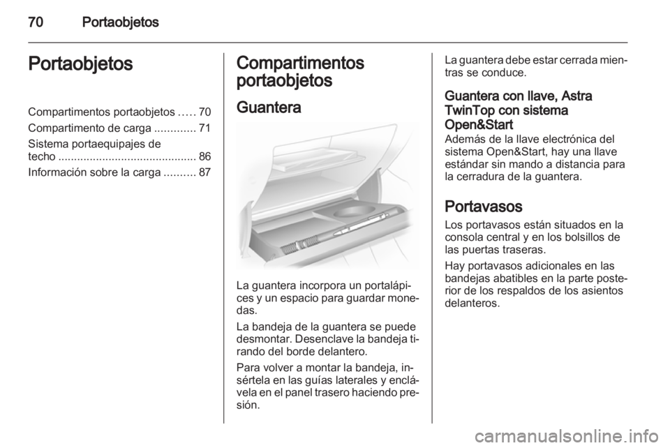 OPEL ASTRA H 2011.5 Manual de Instrucciones (in Spanish) OPEL ASTRA H 2011.5 Manual de Instrucciones (in Spanish)