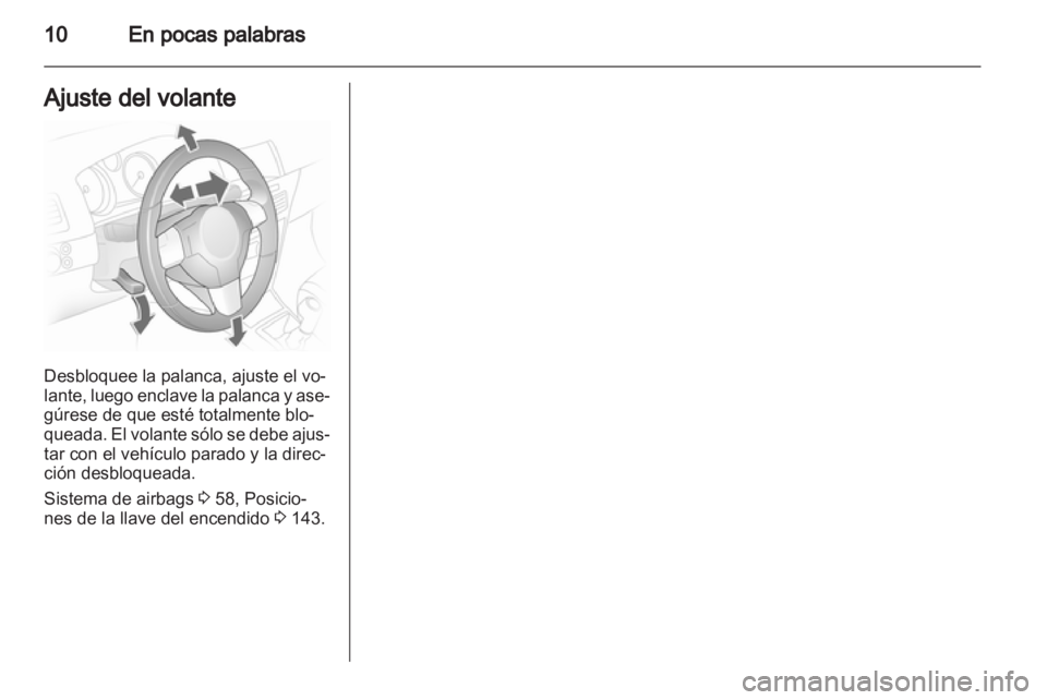 OPEL ASTRA H 2011.5  Manual de Instrucciones (in Spanish) 