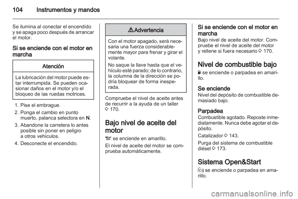 OPEL ASTRA H 2012 Manual de Instrucciones (in Spanish) OPEL ASTRA H 2012 Manual de Instrucciones (in Spanish)