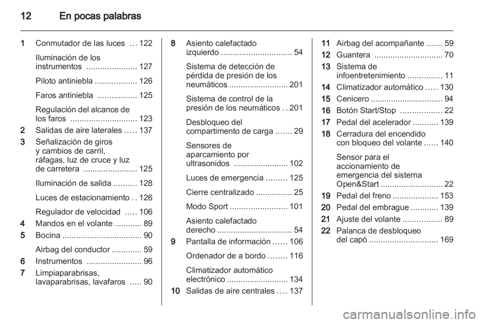 OPEL ASTRA H 2012  Manual de Instrucciones (in Spanish) 