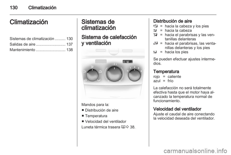 OPEL ASTRA H 2012 Manual de Instrucciones (in Spanish) OPEL ASTRA H 2012 Manual de Instrucciones (in Spanish)
