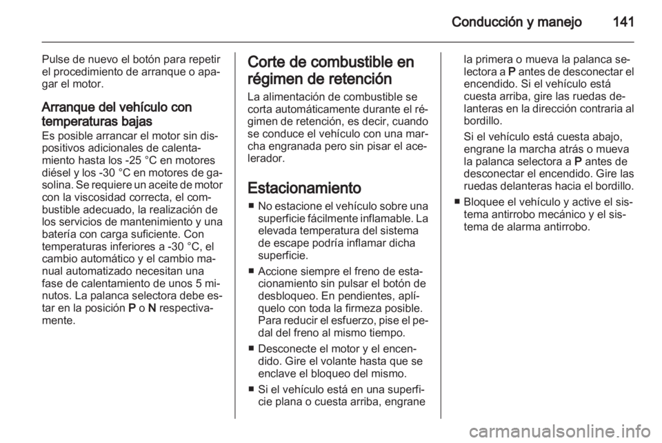 OPEL ASTRA H 2012 Manual de Instrucciones (in Spanish) OPEL ASTRA H 2012 Manual de Instrucciones (in Spanish)