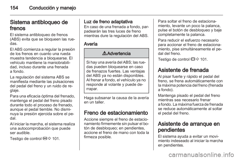 OPEL ASTRA H 2012 Manual de Instrucciones (in Spanish) OPEL ASTRA H 2012 Manual de Instrucciones (in Spanish)