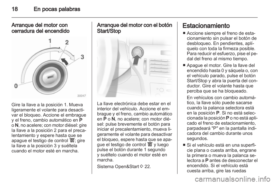 OPEL ASTRA H 2012  Manual de Instrucciones (in Spanish) 