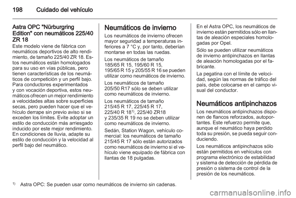 OPEL ASTRA H 2012 Manual de Instrucciones (in Spanish) OPEL ASTRA H 2012 Manual de Instrucciones (in Spanish)