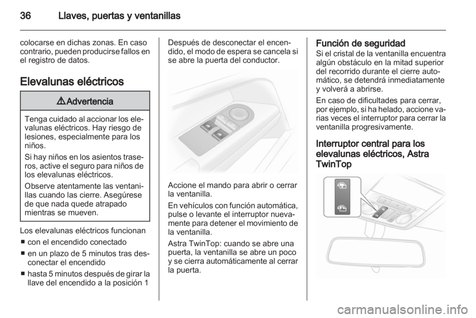 OPEL ASTRA H 2012  Manual de Instrucciones (in Spanish) 
