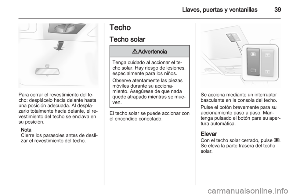 OPEL ASTRA H 2012  Manual de Instrucciones (in Spanish) 