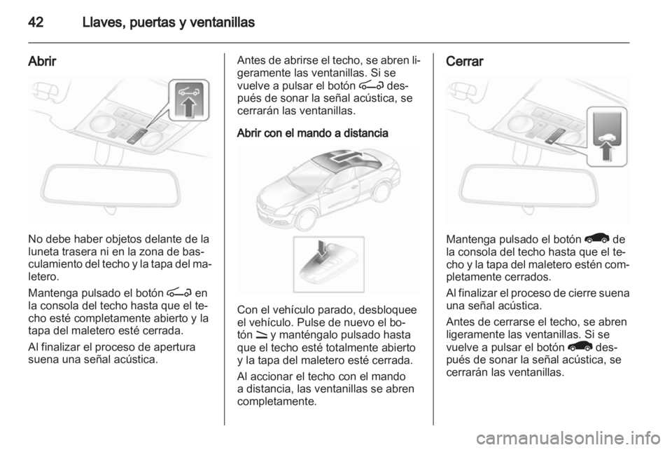 OPEL ASTRA H 2012  Manual de Instrucciones (in Spanish) 