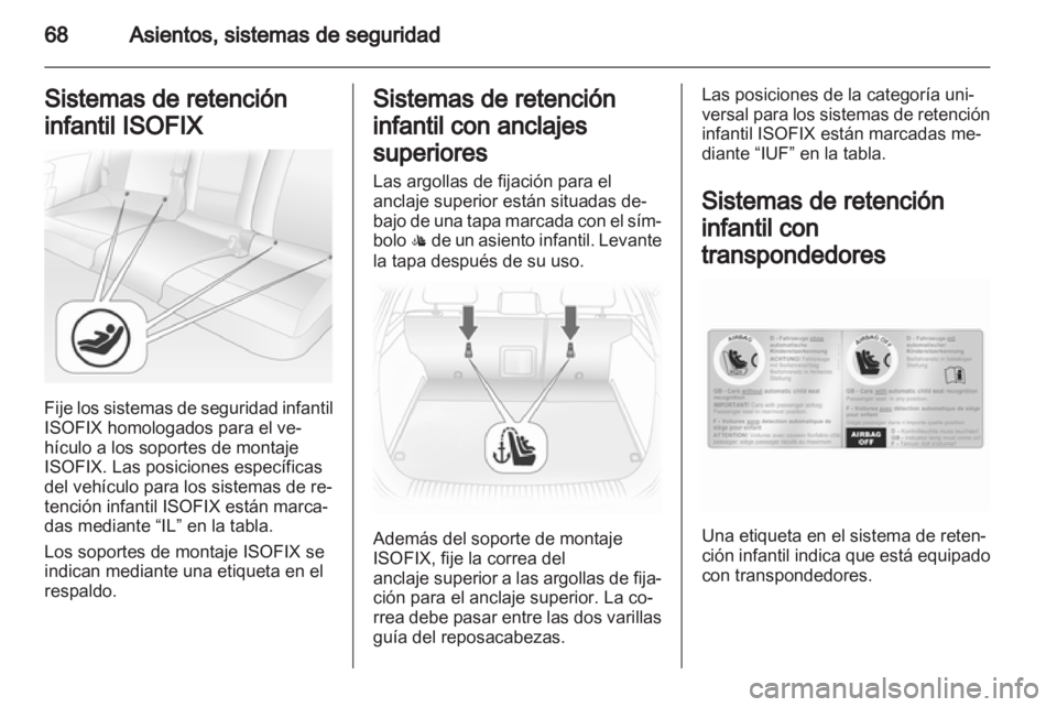 OPEL ASTRA H 2012  Manual de Instrucciones (in Spanish) 