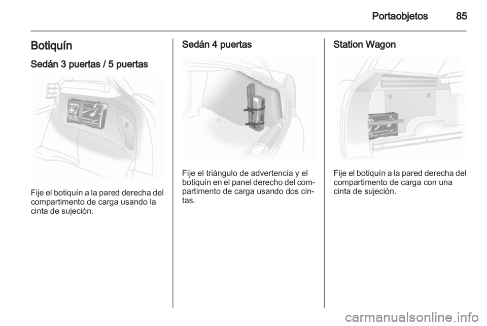 OPEL ASTRA H 2012  Manual de Instrucciones (in Spanish) 