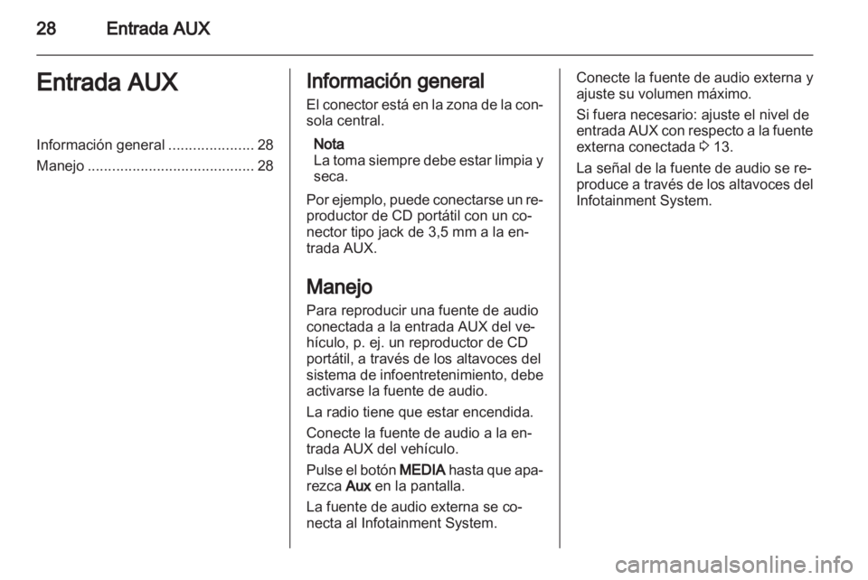 OPEL ASTRA H 2013 Manual de infoentretenimiento (in Spanish) OPEL ASTRA H 2013 Manual de infoentretenimiento (in Spanish)