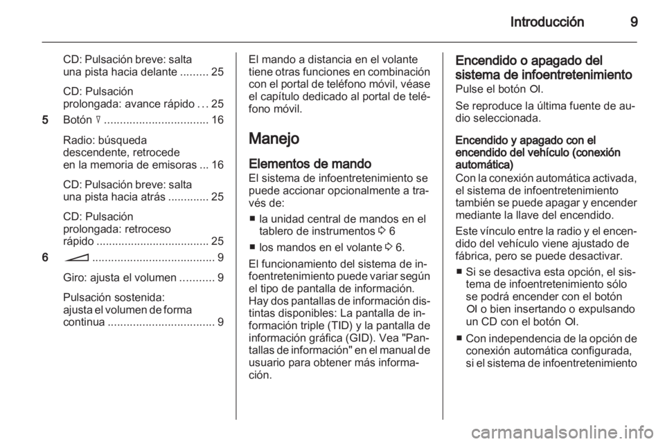 OPEL ASTRA H 2013  Manual de infoentretenimiento (in Spanish) 