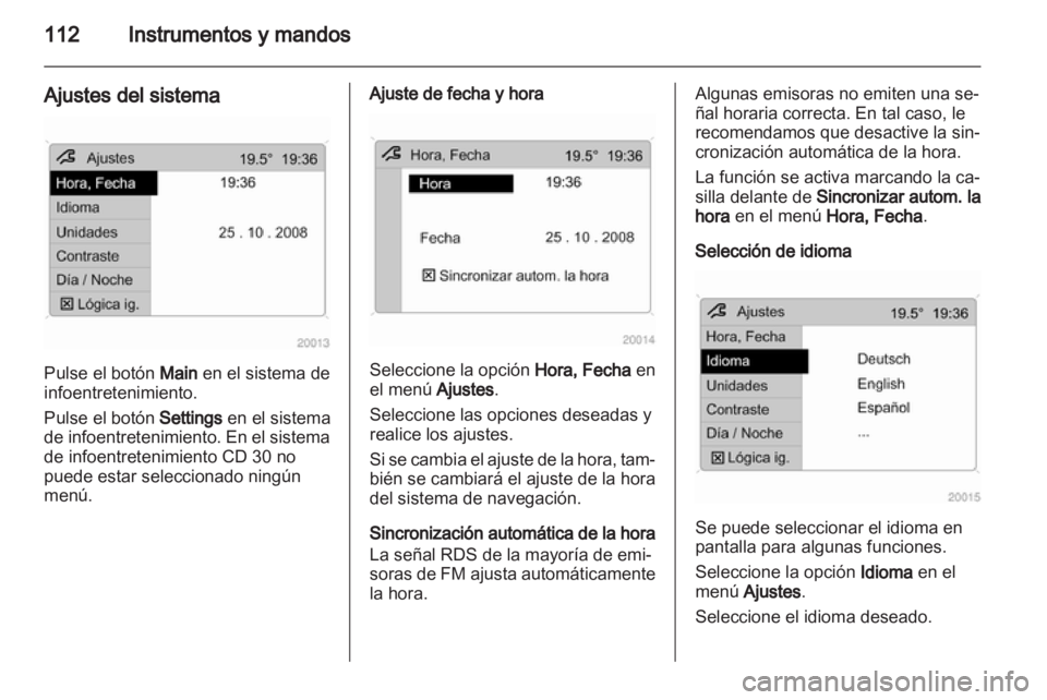 OPEL ASTRA H 2013  Manual de Instrucciones (in Spanish) 