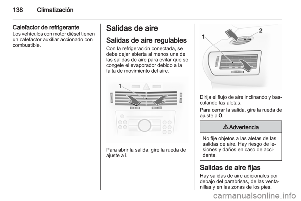 OPEL ASTRA H 2013  Manual de Instrucciones (in Spanish) 