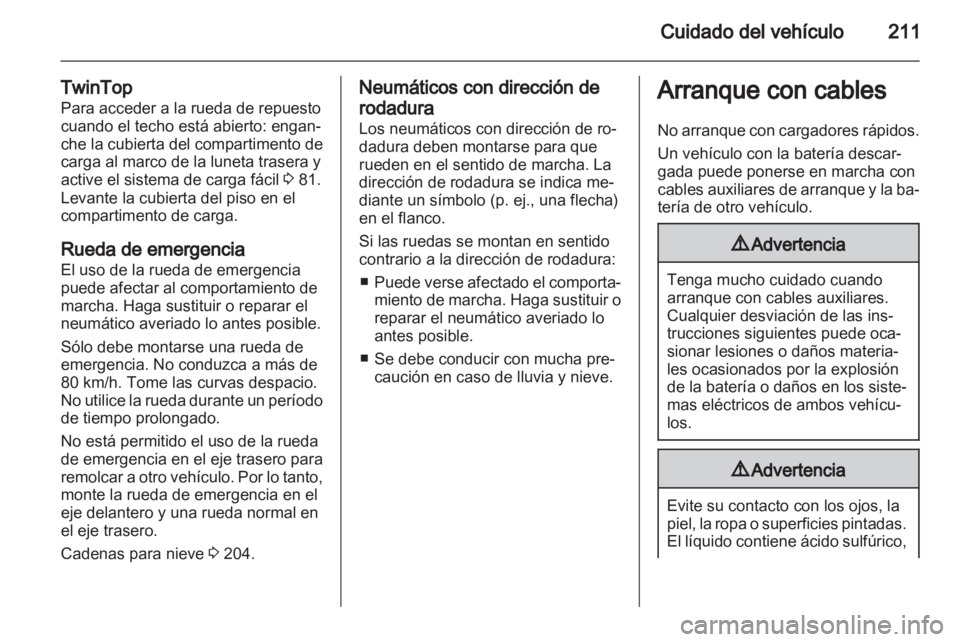 OPEL ASTRA H 2013 Manual de Instrucciones (in Spanish) OPEL ASTRA H 2013 Manual de Instrucciones (in Spanish)