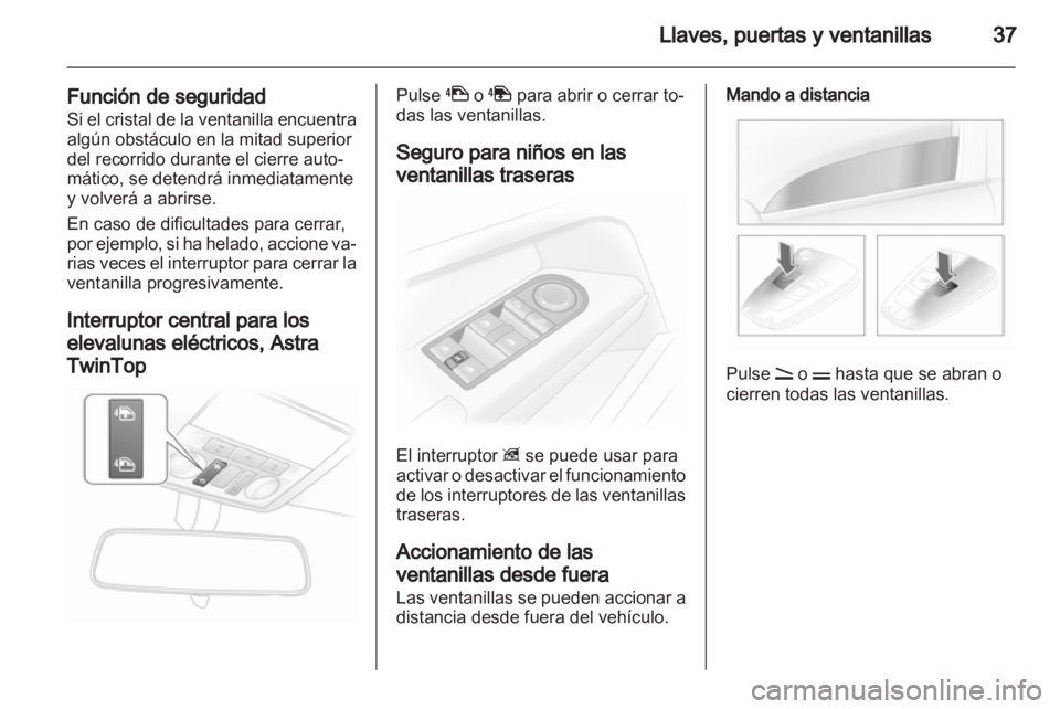 OPEL ASTRA H 2013  Manual de Instrucciones (in Spanish) 