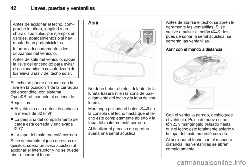 OPEL ASTRA H 2013 Manual de Instrucciones (in Spanish) OPEL ASTRA H 2013 Manual de Instrucciones (in Spanish)