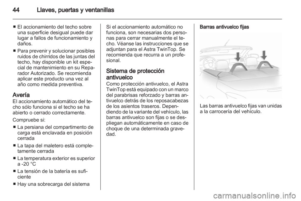 OPEL ASTRA H 2013 Manual de Instrucciones (in Spanish) OPEL ASTRA H 2013 Manual de Instrucciones (in Spanish)