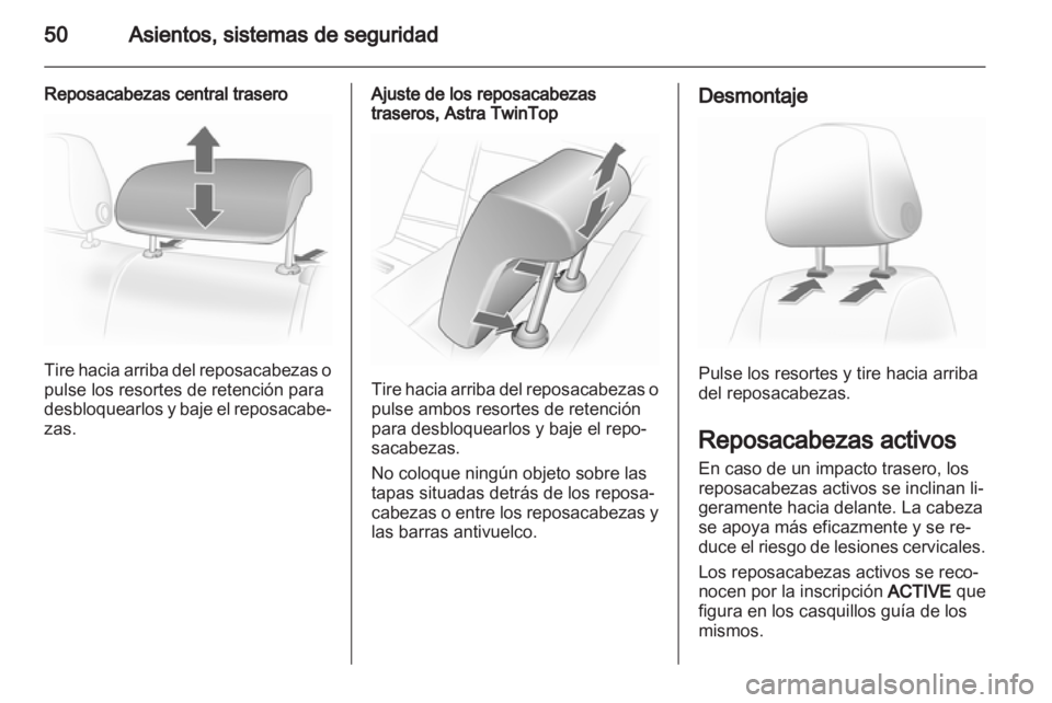 OPEL ASTRA H 2013 Manual de Instrucciones (in Spanish) OPEL ASTRA H 2013 Manual de Instrucciones (in Spanish)