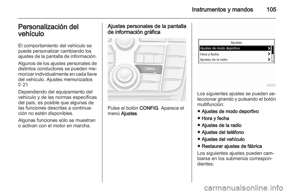 OPEL ASTRA J 2010.5  Manual de Instrucciones (in Spanish) 
