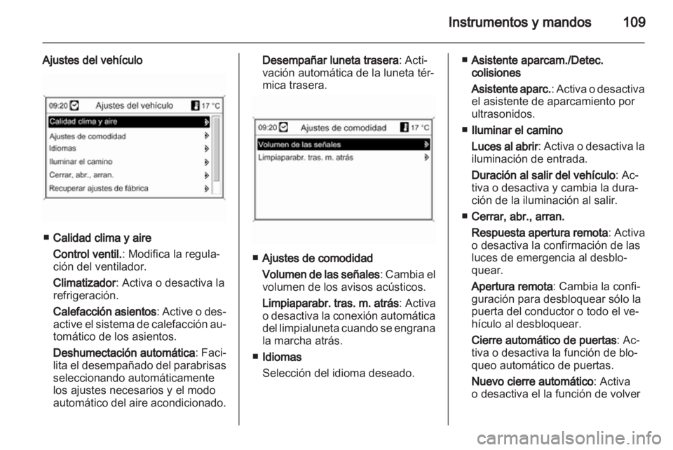 OPEL ASTRA J 2010.5  Manual de Instrucciones (in Spanish) 