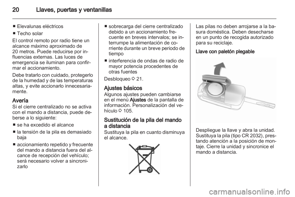 OPEL ASTRA J 2010.5  Manual de Instrucciones (in Spanish) 