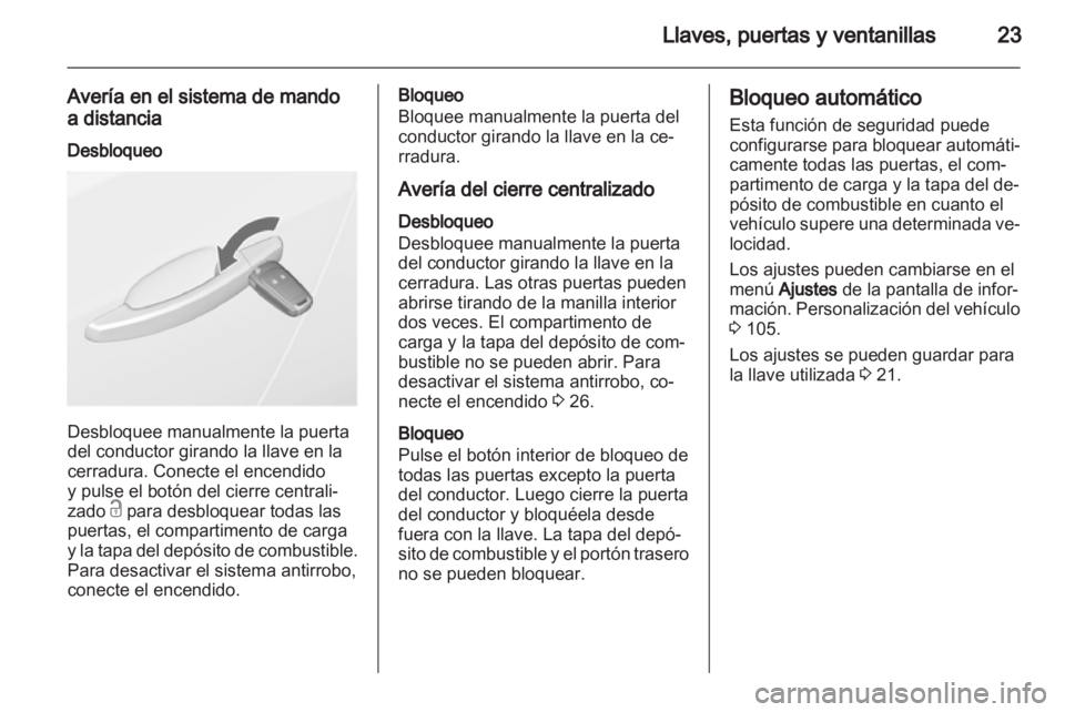 OPEL ASTRA J 2010.5  Manual de Instrucciones (in Spanish) 