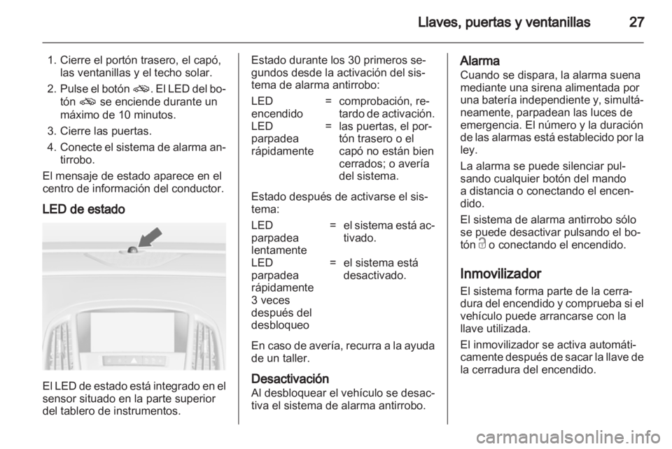 OPEL ASTRA J 2010.5  Manual de Instrucciones (in Spanish) 