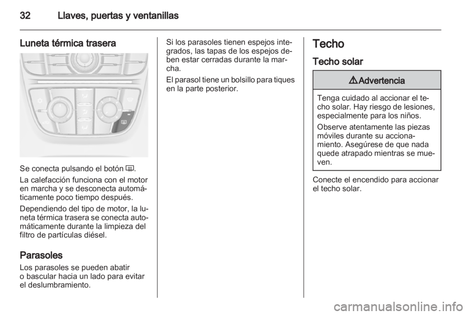 OPEL ASTRA J 2010.5  Manual de Instrucciones (in Spanish) 