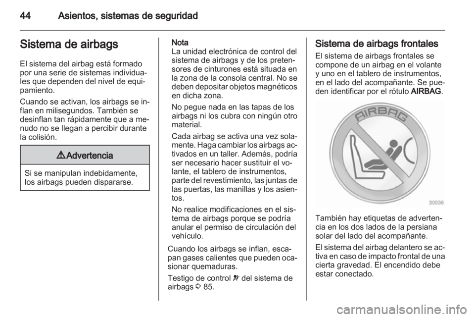 OPEL ASTRA J 2010.5  Manual de Instrucciones (in Spanish) 