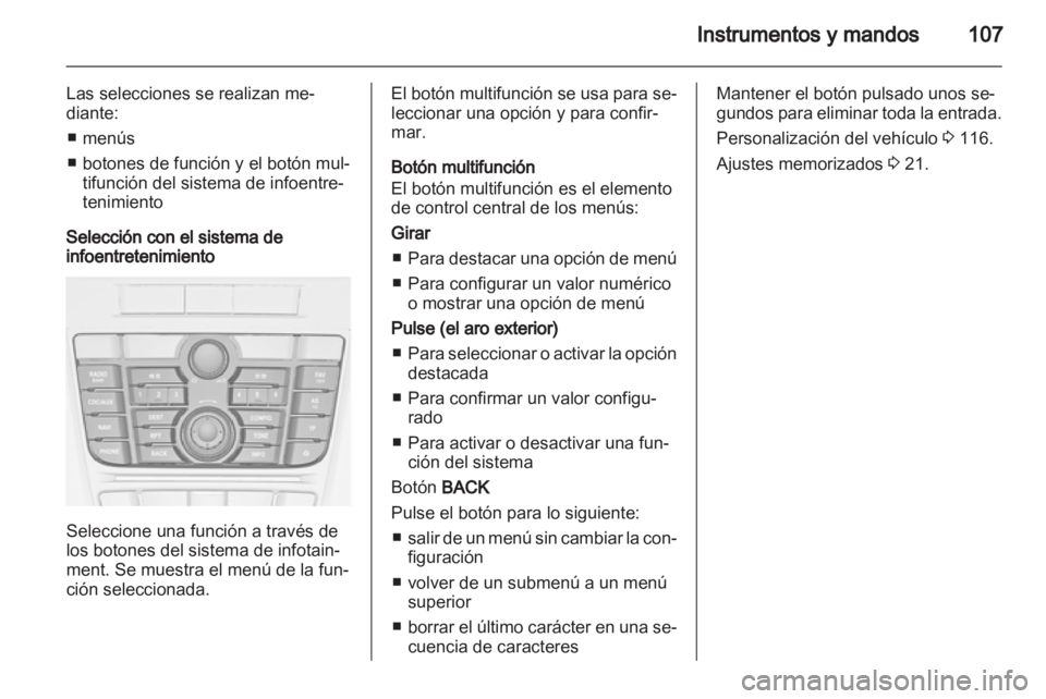 OPEL ASTRA J 2011  Manual de Instrucciones (in Spanish) 
