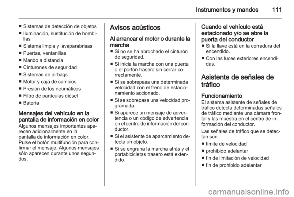 OPEL ASTRA J 2011  Manual de Instrucciones (in Spanish) 