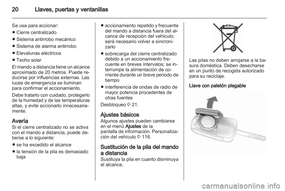 OPEL ASTRA J 2011 Manual de Instrucciones (in Spanish) OPEL ASTRA J 2011 Manual de Instrucciones (in Spanish)
