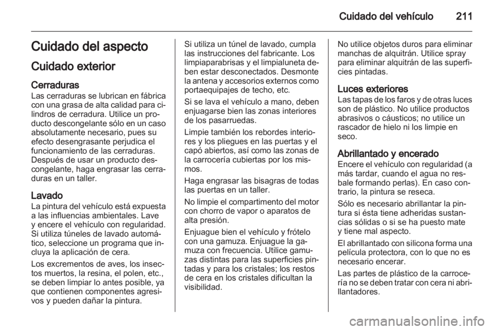 OPEL ASTRA J 2011  Manual de Instrucciones (in Spanish) 