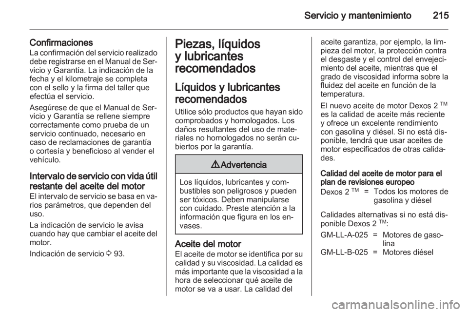OPEL ASTRA J 2011  Manual de Instrucciones (in Spanish) 