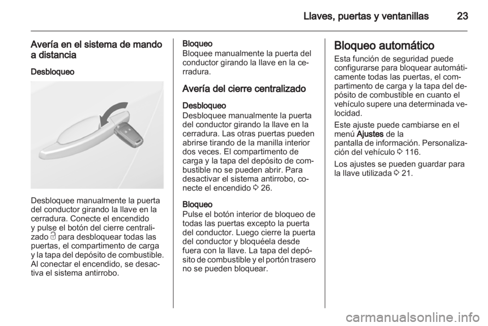 OPEL ASTRA J 2011 Manual de Instrucciones (in Spanish) OPEL ASTRA J 2011 Manual de Instrucciones (in Spanish)