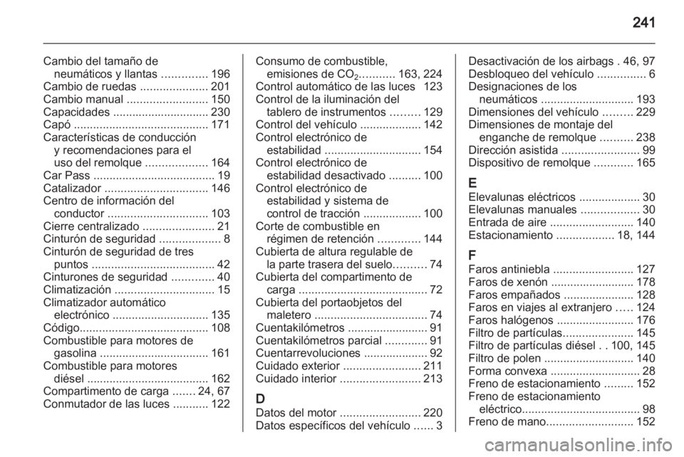 OPEL ASTRA J 2011  Manual de Instrucciones (in Spanish)  OPEL ASTRA J 2011  Manual de Instrucciones (in Spanish)