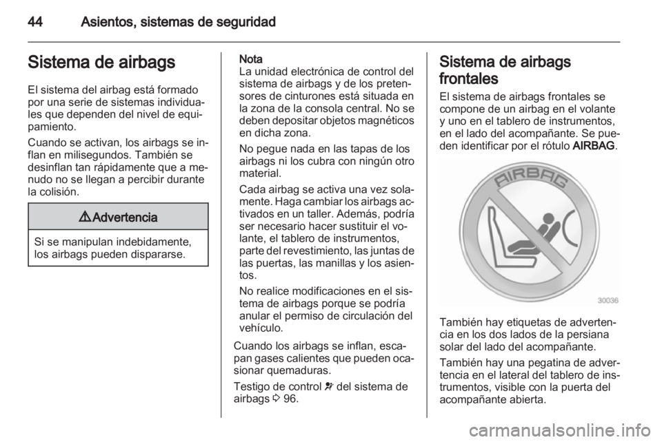OPEL ASTRA J 2011 Manual de Instrucciones (in Spanish) OPEL ASTRA J 2011 Manual de Instrucciones (in Spanish)
