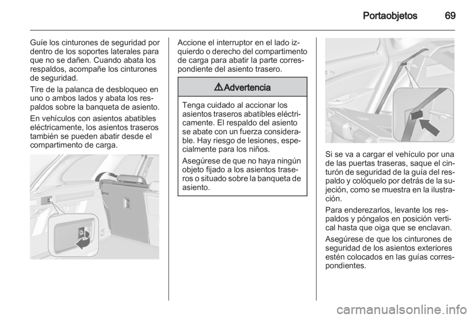 OPEL ASTRA J 2011  Manual de Instrucciones (in Spanish) 