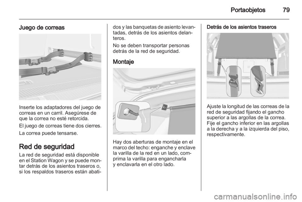 OPEL ASTRA J 2011  Manual de Instrucciones (in Spanish) 