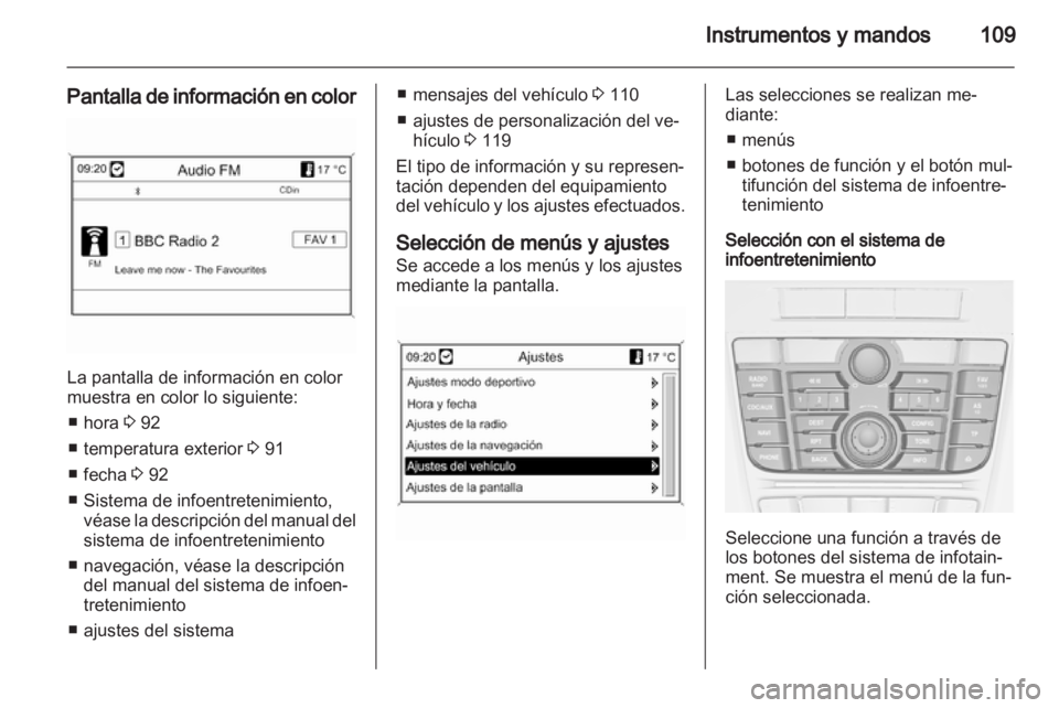 OPEL ASTRA J 2011.5 Manual de Instrucciones (in Spanish) OPEL ASTRA J 2011.5 Manual de Instrucciones (in Spanish)