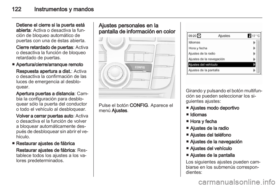 OPEL ASTRA J 2011.5 Manual de Instrucciones (in Spanish) OPEL ASTRA J 2011.5 Manual de Instrucciones (in Spanish)