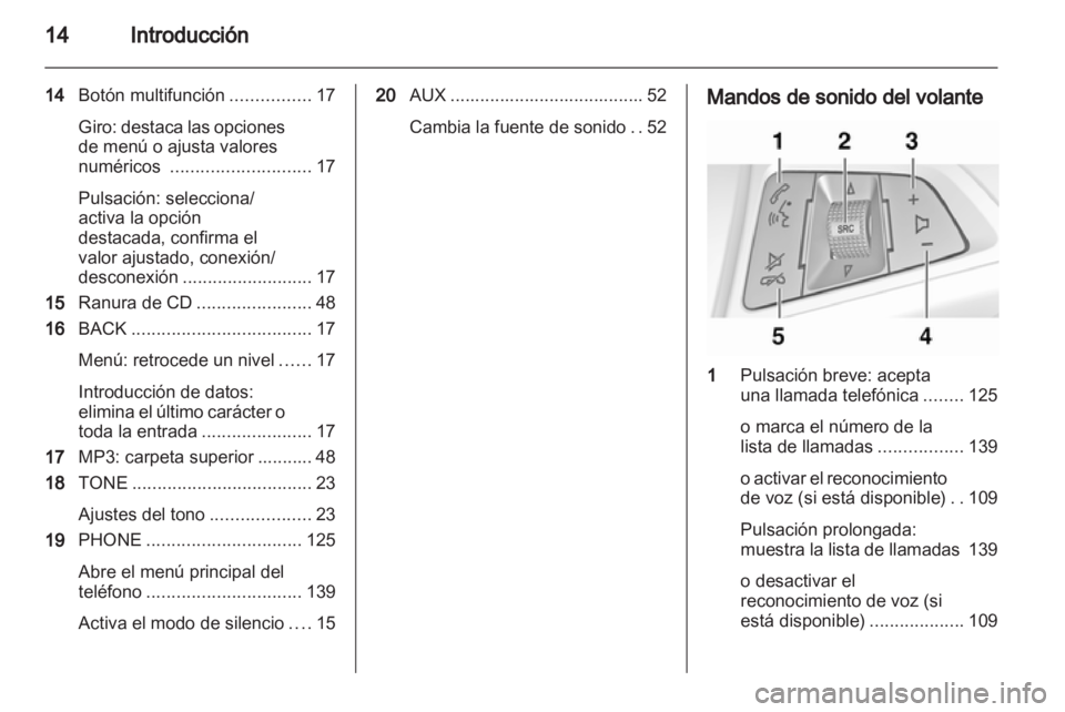OPEL ASTRA J 2012  Manual de infoentretenimiento (in Spanish) 