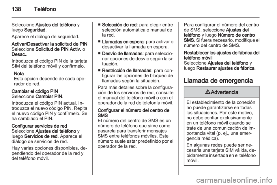 OPEL ASTRA J 2012  Manual de infoentretenimiento (in Spanish) 