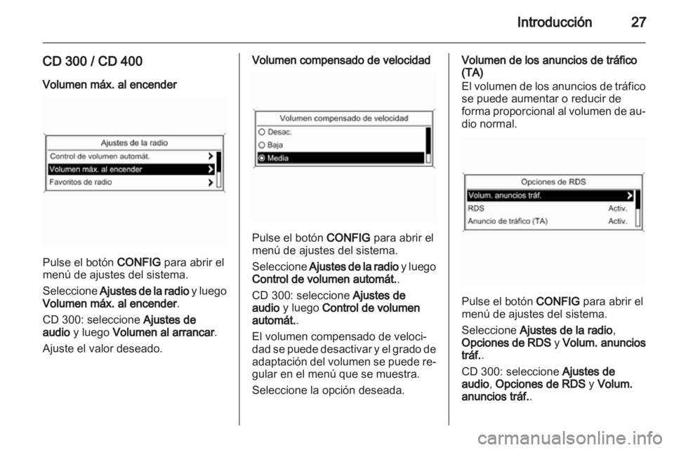 OPEL ASTRA J 2012  Manual de infoentretenimiento (in Spanish) 