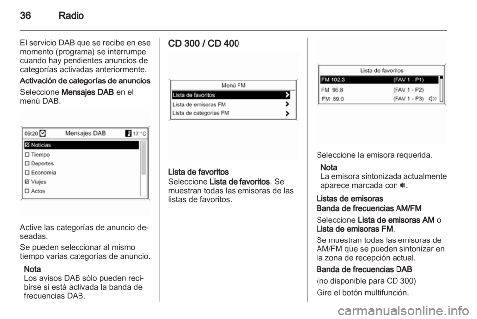 OPEL ASTRA J 2012  Manual de infoentretenimiento (in Spanish) 