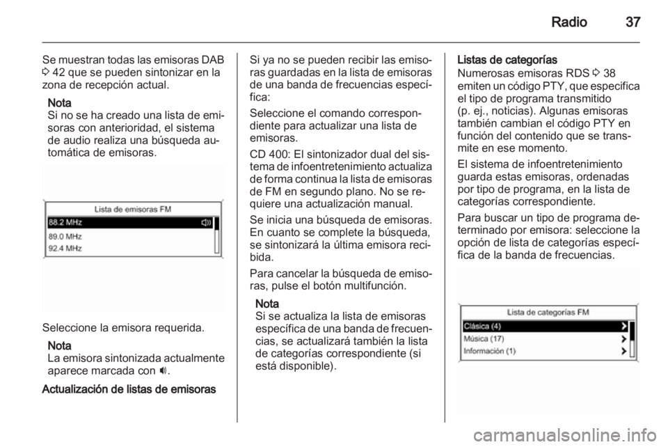 OPEL ASTRA J 2012  Manual de infoentretenimiento (in Spanish) 