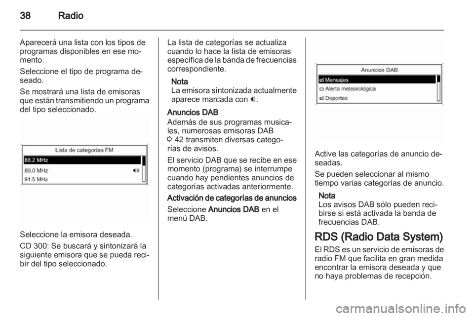 OPEL ASTRA J 2012  Manual de infoentretenimiento (in Spanish) 