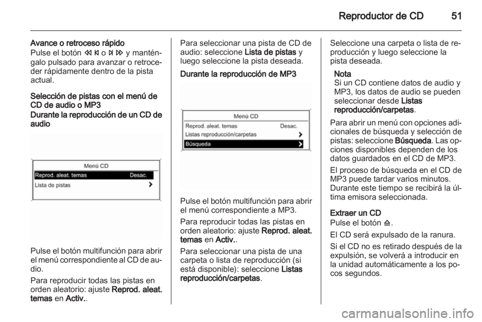 OPEL ASTRA J 2012  Manual de infoentretenimiento (in Spanish) 